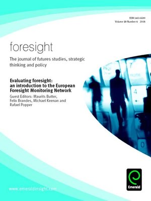 cover image of foresight, Volume 10, Issue 6